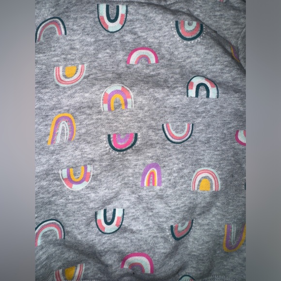 Cat & Jack 18M Rainbow Hooded Gray Jacket- 2T - Picture 5 of 5